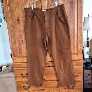 Mens L.L Bean Brown 100% Cotton Jeans Panta 40x28